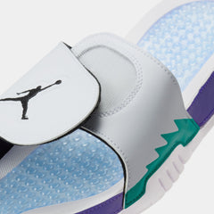 Hydro 5 Retro Slides Mens Sandals (White/New Emerald/Grape Ice/Black)