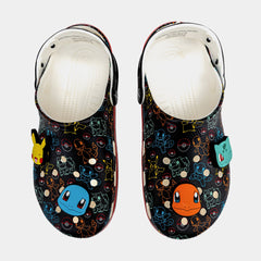 Pokemon Classic Clog Mens Sandals (Black/Orange)