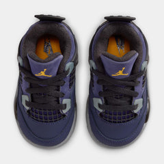 Air Jordan 4 Retro Imperial Purple Infant Toddler Lifestyle Shoes (Imperial Purple/Multicolor/Multicolor)