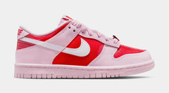 Dunk Low Grade School Lifestyle Shoes (Pink Foam/Summit White/Light Crimson)