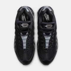 Air Max 95 Big Bubble Mens Running Shoes (Black/Black/White/Metallic Silver)