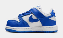 Dunk Low Infant Toddler Basketball Shoes (White/Hyper Royal/Hyper Royal)
