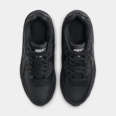 Air Max 90 LTR Grade School Running Shoes (Black/Black)