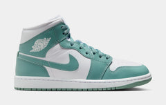 Air Jordan 1 Mid Womens Lifestyle Shoes (White/Cannon)