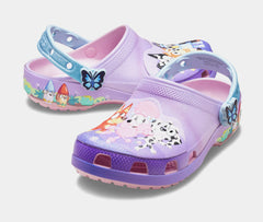 Classic Clog Bluey Friends Forever Infant Toddler Lifestyle Shoes (Purple/Blue)