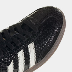 Samba OG Croc Skin Womens Lifestyle Shoes (Core Black/Off White/Gum)