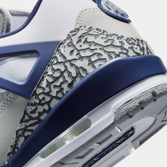 Spizike Low Mens Basketball Shoes (White/Midnight Navy/Neutral Grey)