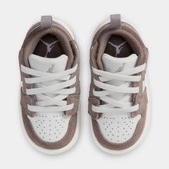 Air Jordan 1 Low Infant Toddler Lifestyle Shoes (Olive Grey/Enigma Stone/Summit White)