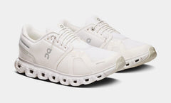 Cloud 6 Womens Running Shoes (White/White)