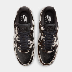 Air Force 1 Low Cow Print Womens Lifestyle Shoes (Black/Phantom/Black)
