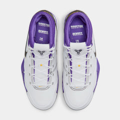 Kobe 1 Protro 81 Points Mens Basketball Shoes (White/Black/Court Purple)
