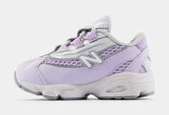 1000 Bungee Lace Infant Toddler Running Shoes (Lavender/Light Silver)