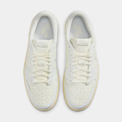 Air Jordan 1 Low Floral Swoosh Mens Lifestyle Shoes (Sail/Off White/Coconut Milk)