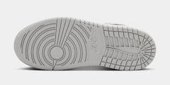 Air Jordan 1 Mid Preschool Lifestyle Shoes (White/Light Smoke Grey/Black)
