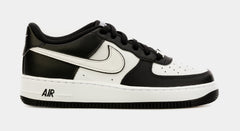 Air Force 1 LV8 Grade School Lifestyle Shoes (Black/White)