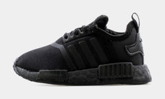 NMD R1 Infant Toddler Running Shoe (Black)