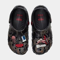 Stranger Things Classic Clog Mens Sandals (Black/Red)