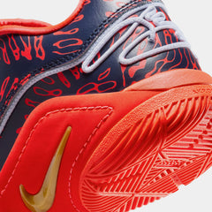 Lebron XXII SE Grade School Basketball Shoes (Obsidian/Metallic Gold/Bright Crimson)