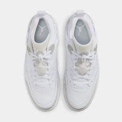 Spizike Low Mens Basketball Shoes (White/Metallic Silver/Barely Blue/Neutral Grey)