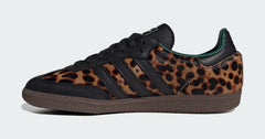 Samba OG Cheetah Womens Lifestyle Shoes (Core Black/Collegiate Green/Cream White)