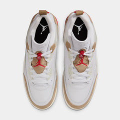 Spizike Low Mens Lifestyle Shoes (White/Desert Camo/Sail/Fire Red)