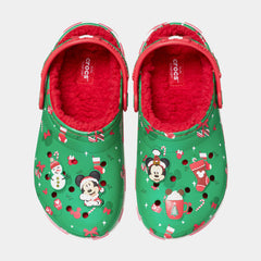 Disney Mickey Holiday Classic Clog Infant Toddler Sandals (Green/Red)