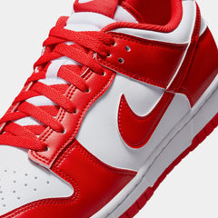 Dunk Low Retro Mens Lifestyle Shoes (White/University Red)