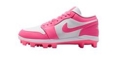 Air Jordan 1 Retro MCS Low Cleats "Digital Pink" CJ8524 103