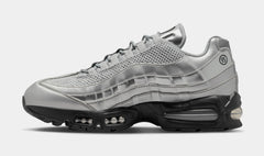 Air Max 95 Big Bubble Mens Running Shoes (Metallic Silver/Black/Black)