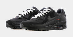 Air Max 90 Mens Lifestyle Shoes (Black/Sport Red/White)