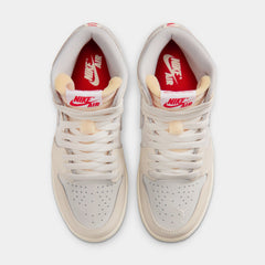 Air Jordan 1 Retro High OG Sail Grade School Lifestyle Shoes (Sail/university Red/Pale Ivory)