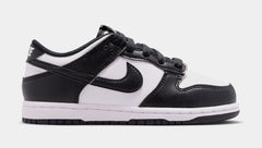 Dunk Low Preschool Lifestyle Shoes (White/Black/White)