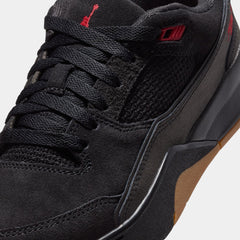 Flight Court Grade School Basketball Shoes (Black/Varsity Red/Gum/Med Brown)