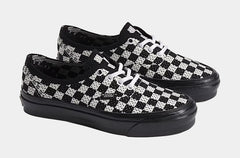 Premium Authentic Checkerboard Mens Lifestyle Shoes (Checkerboard Black/Marshmallow White)
