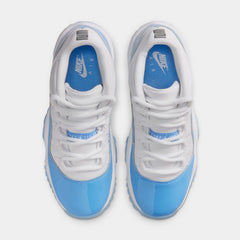 Air Jordan 11 Retro Low University Blue Grade School Lifestyle Shoes (White/University Blue/Black) Free Shipping