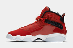 6 Rings Grade School Basketball Shoes (Gym Red/Black/White)