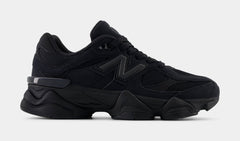 9060 Grade School Lifestyle Shoes (Triple Black)