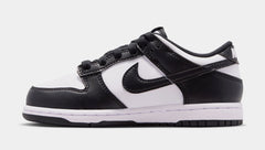 Dunk Low Preschool Lifestyle Shoes (White/Black/White)
