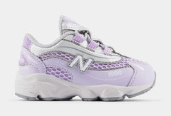 1000 Bungee Lace Infant Toddler Running Shoes (Lavender/Light Silver)