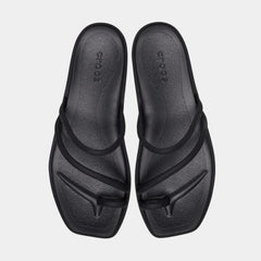 Miami Toe Loop Womens Sandals (Black)