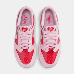 Dunk Low Grade School Lifestyle Shoes (Pink Foam/Summit White/Light Crimson)