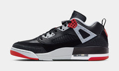 Spizike Low Mens Basketball Shoes (Black/Gym Red/Wolf Grey/White)