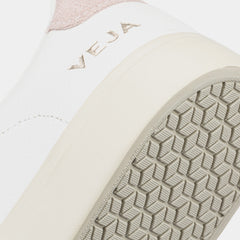 Campo Leather Womens Lifestyle Shoes (White/Pink)