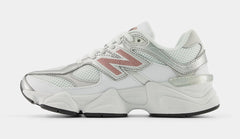 9060 Grade School Lifestyle Shoes (White/Pink)
