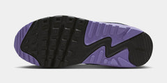 Air Max 90 Grade School Lifestyle Shoes (White/Dusty Amethyst/Photon Dust/Light Smoke Grey)