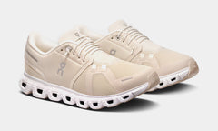 Cloud 6 Womens Running Shoes (Pearl/White/White)