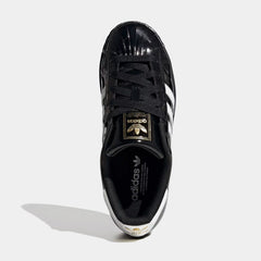 Superstar II Womens Lifestyle Shoes (Black/Cloud White/Gold Metallic)