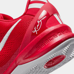 Kobe 8 Grade School Basketball Shoes (University Red)
