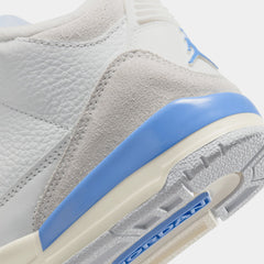 Air Jordan 3 Retro Lucky Shorts Preschool Lifestyle Shoes (Summit White/Hydrogen Blue/Legend Blue)