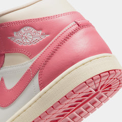 Air Jordan 1 Mid Womens Lifestyle Shoes (Sail/Guava Ice/Muslin/Pink Salt) Final Sale